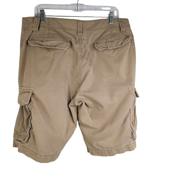 Old Navy Vintage Khaki Brown Classic Cargo Broken In Shorts Outdoor Wear - Picture 2 of 6